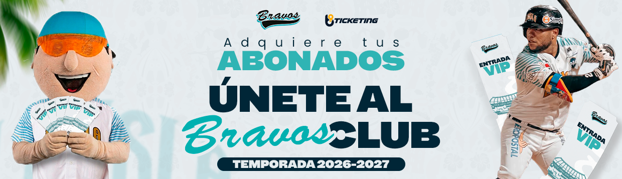 Adquiere tus abonados: únete al Bravos Club, temporada 2026-2027
